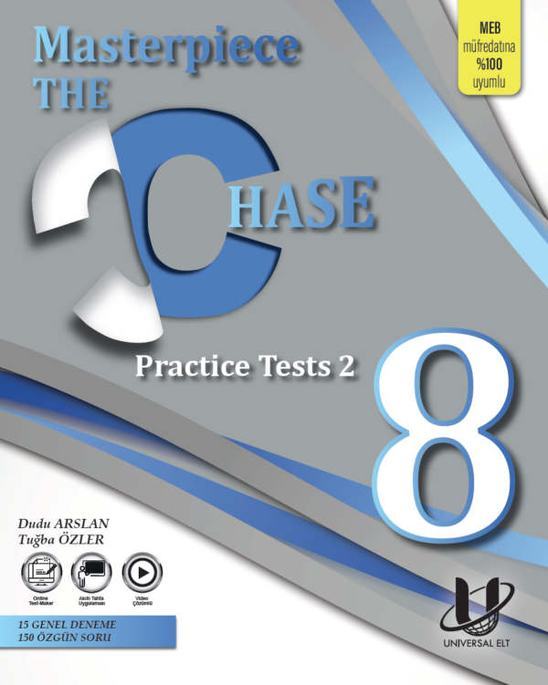 The Chase 8 Masterpiece Practice Tests 2  (15 Deneme) with LMS