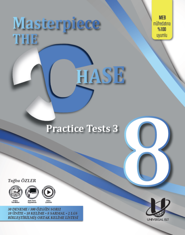 The Chase 8 Masterpiece Practice Tests 3  (30 Deneme) with LMS