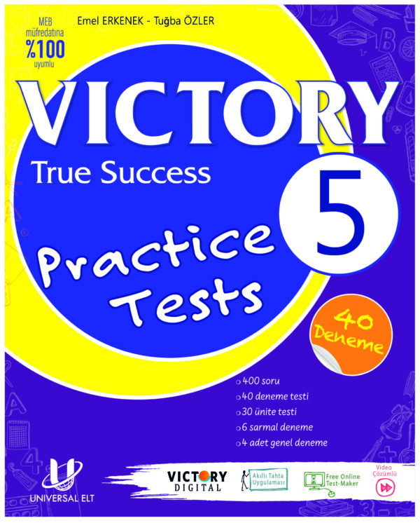 Victory 5 True Success Practice Tests  (40 Deneme)