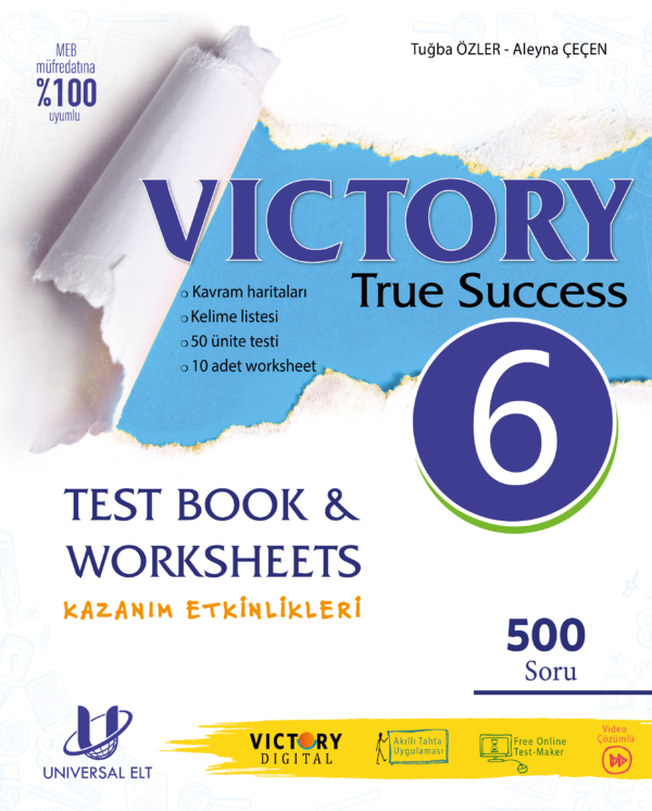 Victory 6 True Success Test Book & Worksheets