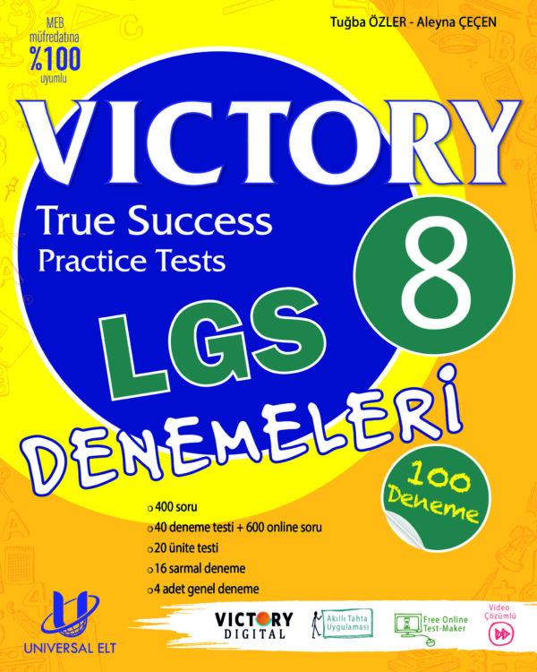 Victory 8 True Success Practice Tests (40 Deneme)